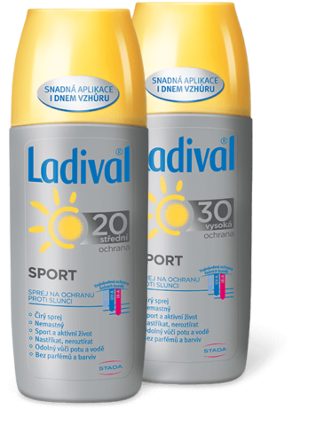 Ladival sprej pro partie těla s ochlupením a pokožku hlavy