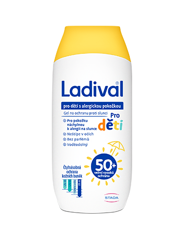 Ladival gel pro dětskou pokožku se sklonem ke sluneční alergii
