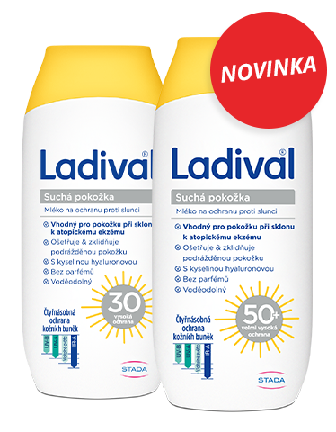 Ladival mléko pro suchou pokožku