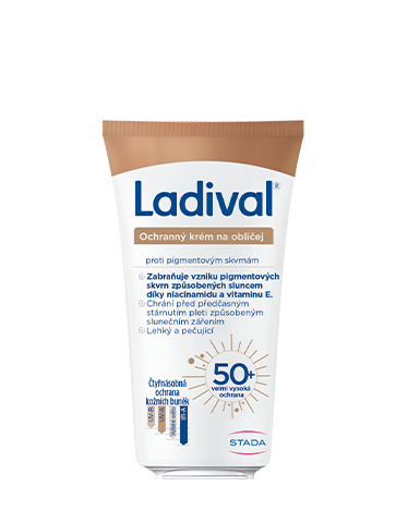 Ladival gel proti stárnutí pleti & pigmentovým skvrnám – péče o obličej